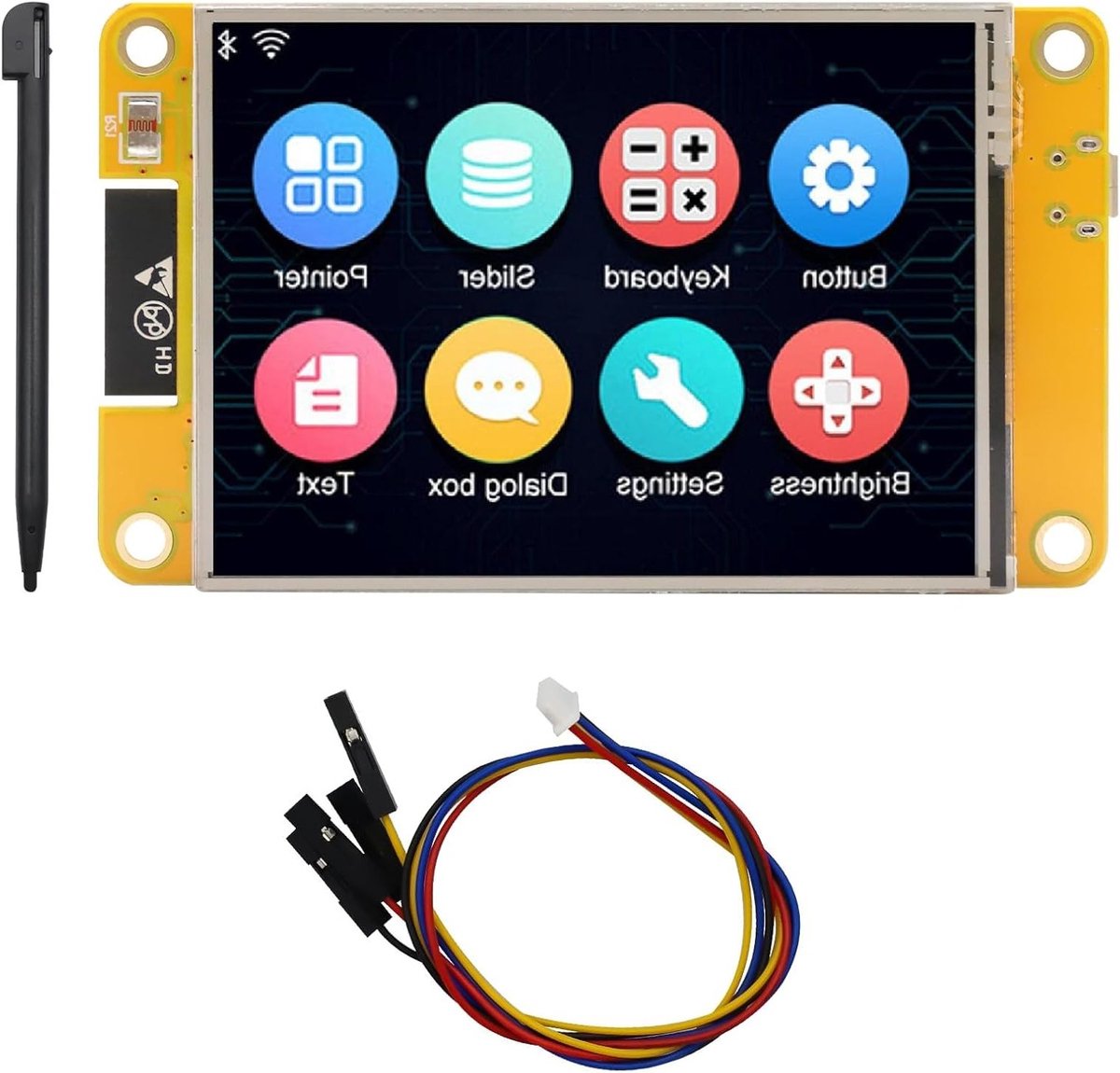 ESP32 Ontwikkelingsbord met 3.2 Inch TFT Touchscreen, WiFi en Bluetooth, Ideaal voor IoT Projecten en Arduino Compatibiliteit