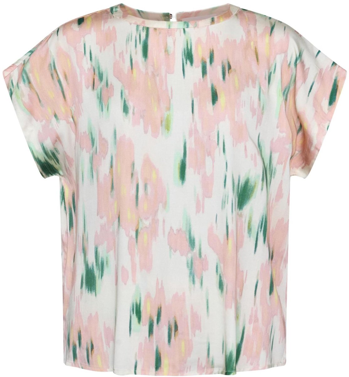 SisterS point T-shirt Emily Ss 19999 Green/coral Graphic Dames Maat - M