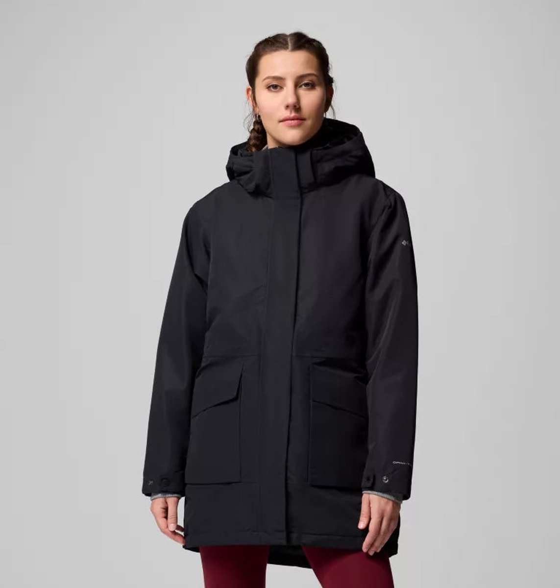 Columbia Pulaski Waterproof Hooded Parka W Groen