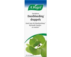 A.Vogel Geriaforce Doorbloeding druppels - Goed voor de bloedsomloop en bij koude handen en voeten - 100 ml