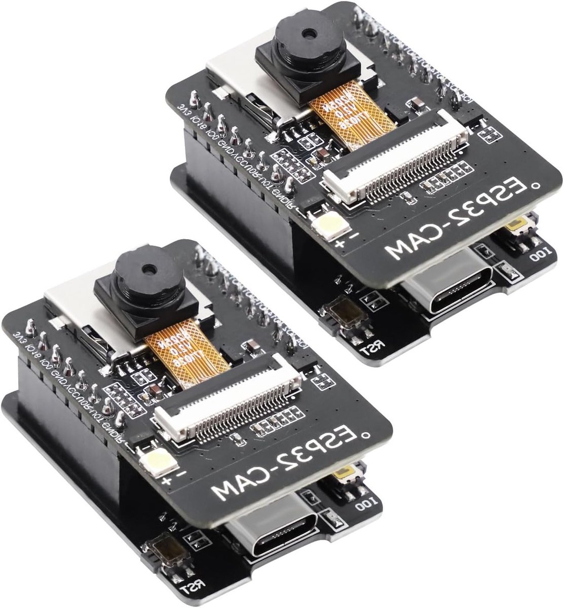 Ontwikkelbord met OV2640 Camera en TF Kaartmodule, WiFi/Bluetooth Dual Core 5V voor Arduino (2 Stuks)