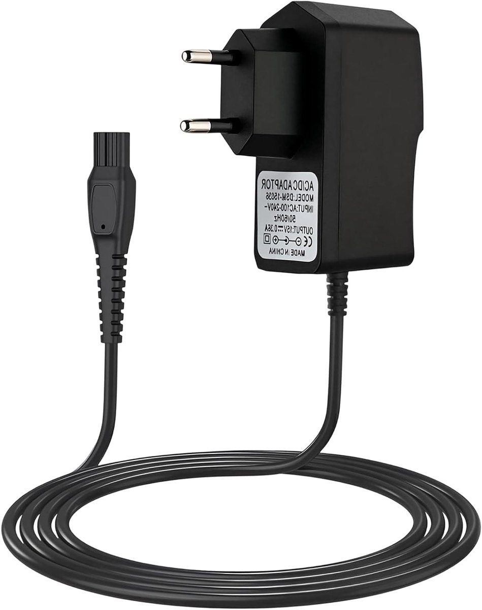 SnelShoppen - Oplader voor scheerapparaat, compatibel met Philips scheerapparaat HQ8505 MG5750 | Voor MG7790 MG7770 MG7720 5000 BG5020, voedingsadapte
