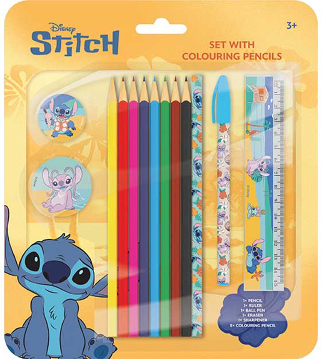 Lilo & Stitch krijtjesset - UNI