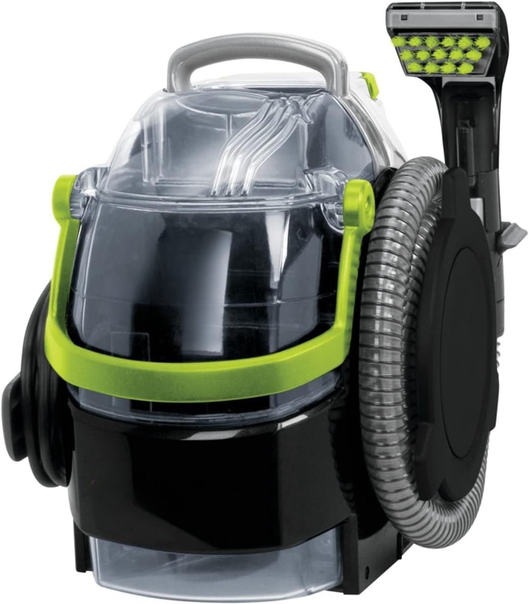 YOR® Tapijtreiniger machine - Tapijtreiniger - Tapijtreiniger apparaat - Zwart/Goen - ‎25cm x 36cm x 36cm