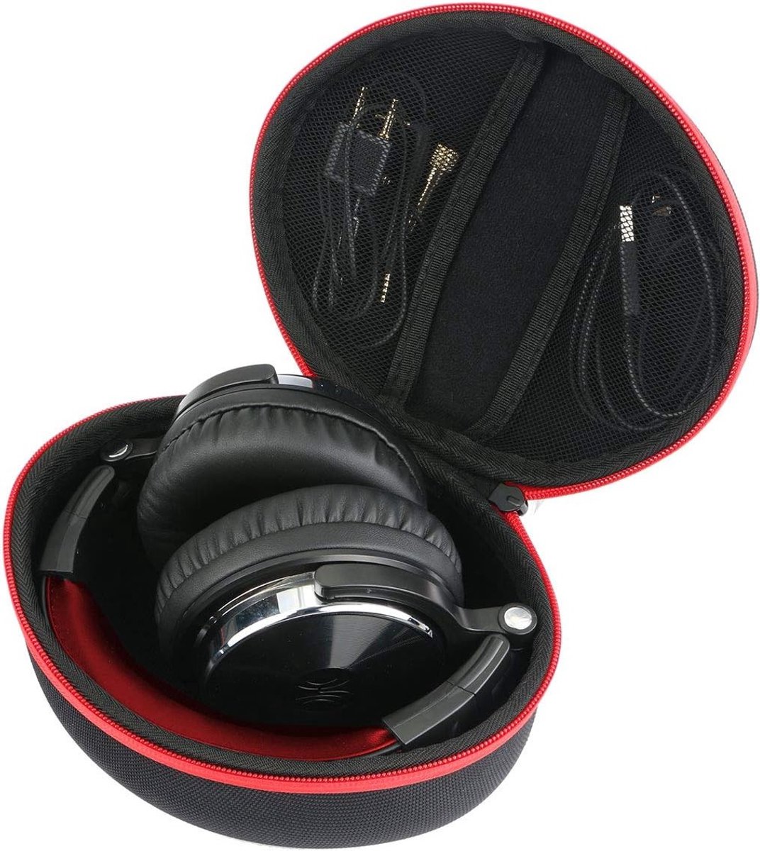 Duurzame Hard Case Reiskoffer voor OneOdio A70/A71 Hoofdtelefoon met Rits - Bescherming, Opbergruimte, Compacte Reisoplossing
