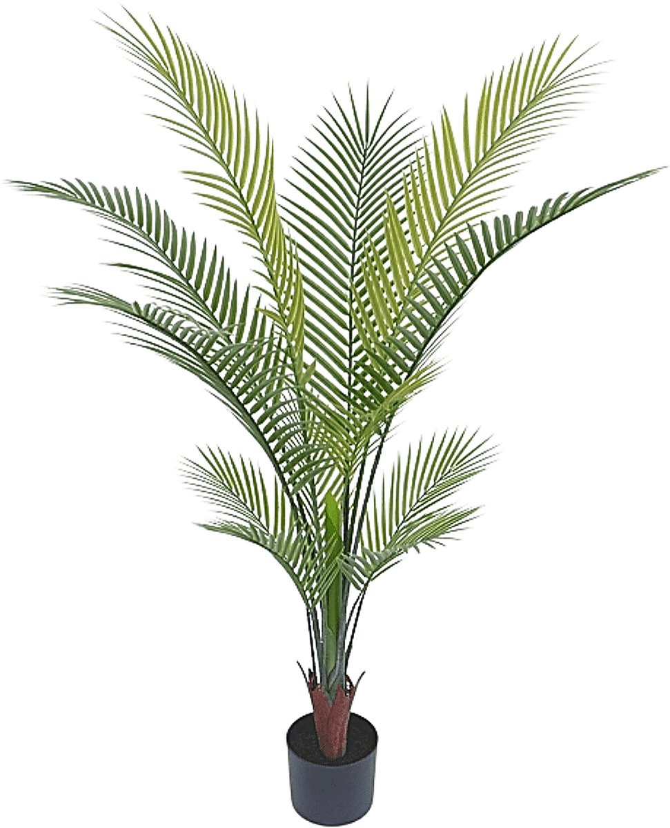 Kunstpalm 130cm | Grote Kunstpalm | Kunstplant voor binnen | Nepplant palm