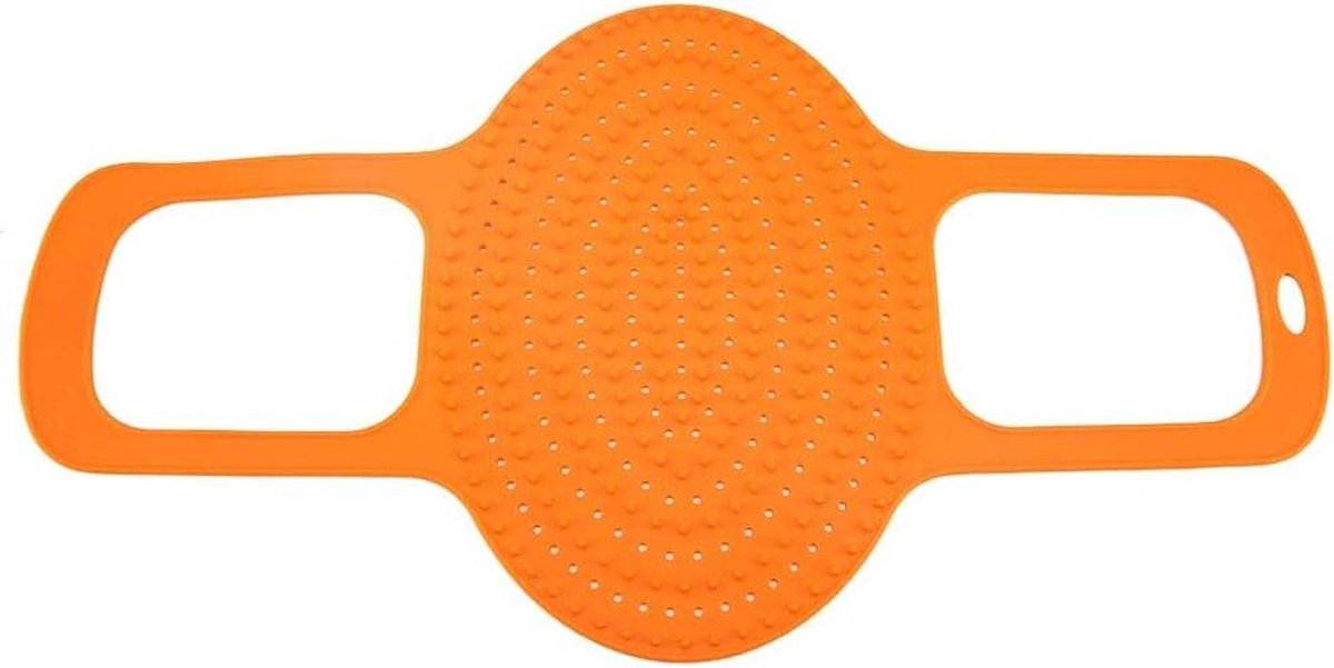 Gevogelte Lifter - Keuken Hulp - Oven Gebruik - Hittebestendig Siliconen - 59 x 31.5 cm - Oranje