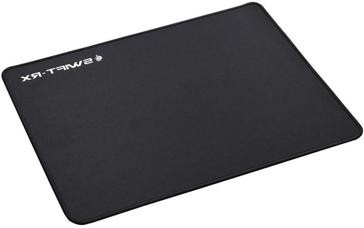 Muismat - Gaming Pad - Precisie Controle - Microscopisch Oppervlak - 25 x 21 cm - Zwart