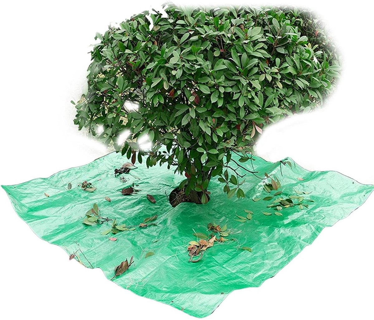 Tuinzeil Snoeidoek - Beschermingsdoek Gazon - Tuinonderhoud Vereenvoudigen - Centrale Vulopening - 30 Cm Opening - Groen
