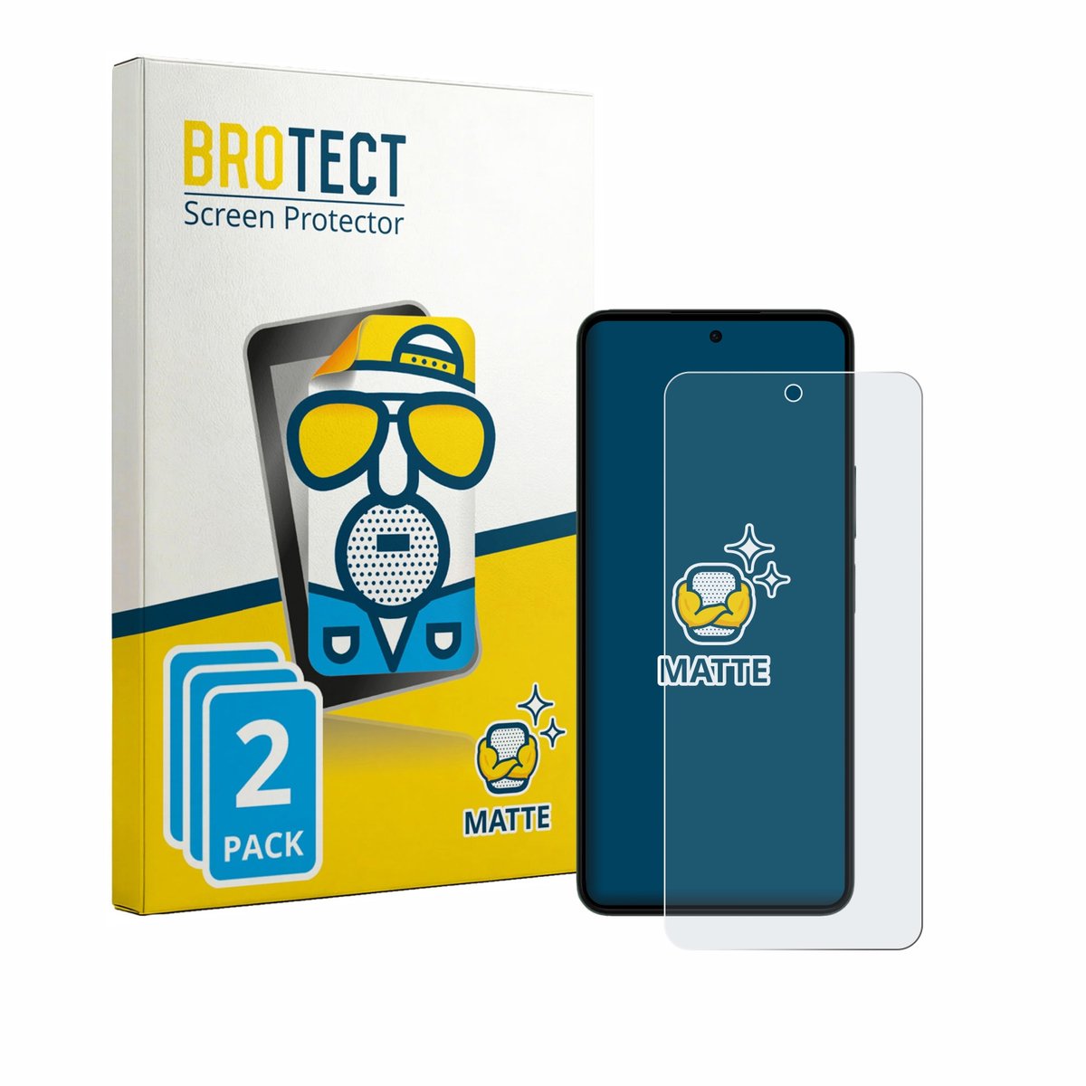 BROTECT - Screenprotector voor OnePlus Nord CE 6 Lite - Folie Beschermfolie matte 2 Stuks