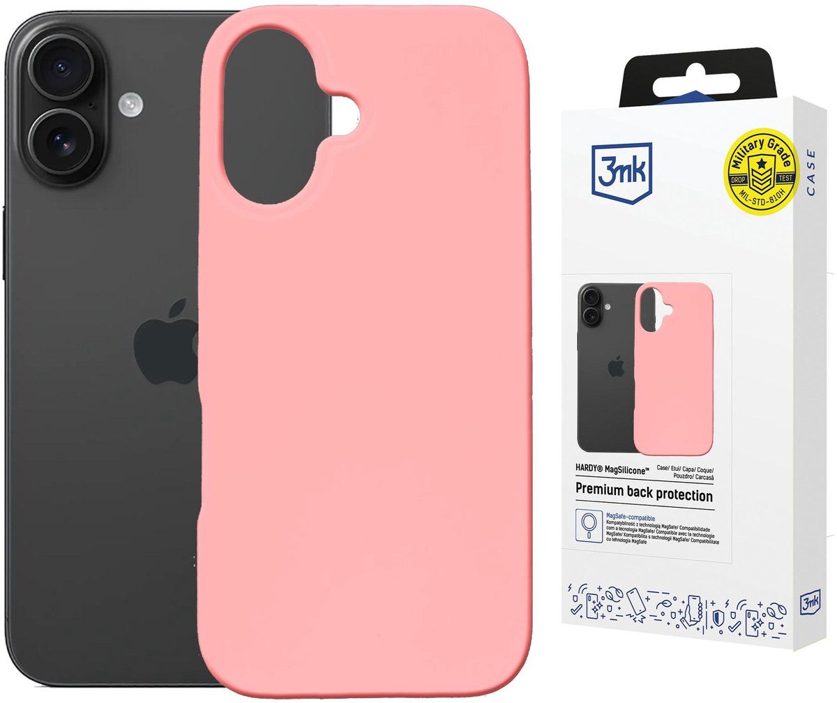 3Mk Hardy Magsilicone Hoesje Voor Iphone 16 Met Bestandheid Tegen Vallen En Krassen