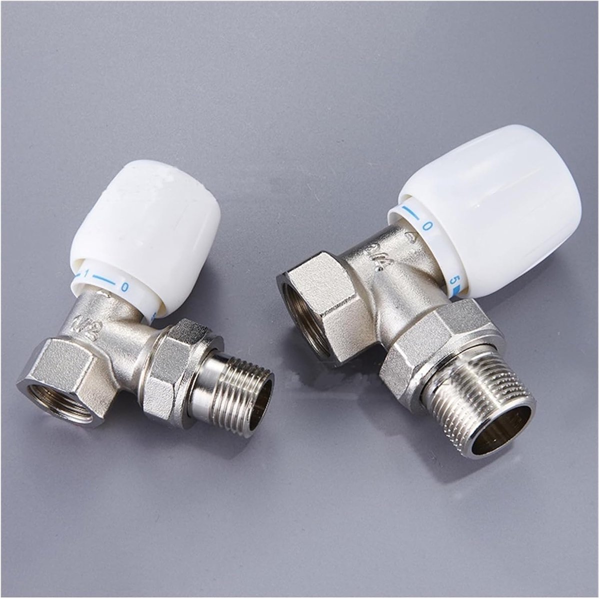 Thermostatische Radiatorkraan - Temperatuurregelklep Vloerverwarmingsklep - Verwarmingssysteem Regelen - Messing Constructie - 1 Inch - Messing