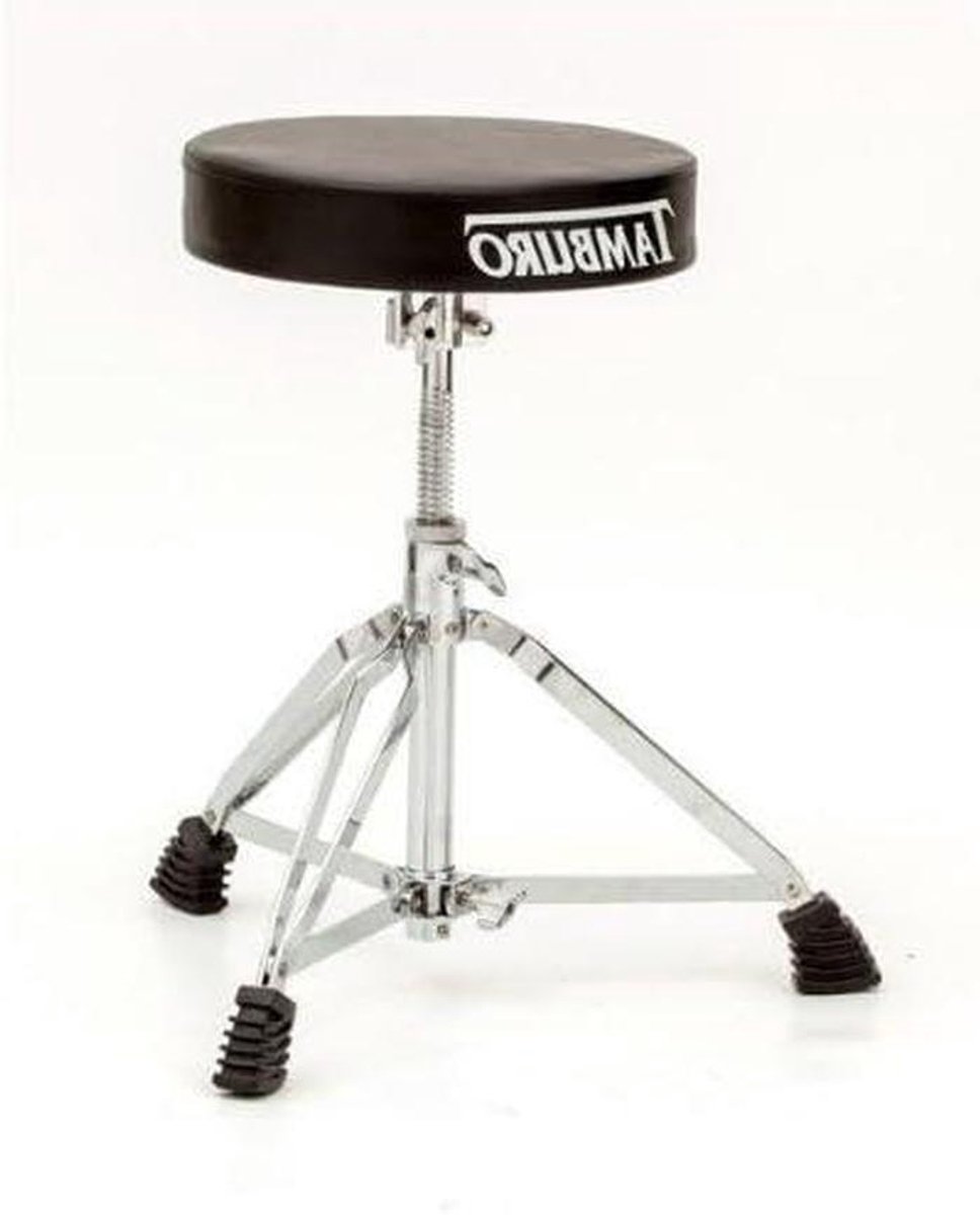 Drumkruk - Drumstoel - Muziek Maken - Verstelbare Hoogte - 50-63 cm - Zwart