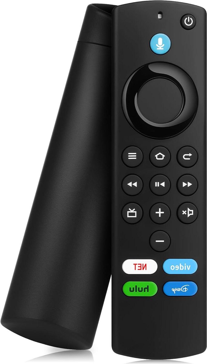 Spraakafstandsbediening - Universele Controller - Streamen en TV - Eenvoudig Koppelen - 10 Meter - Zwart