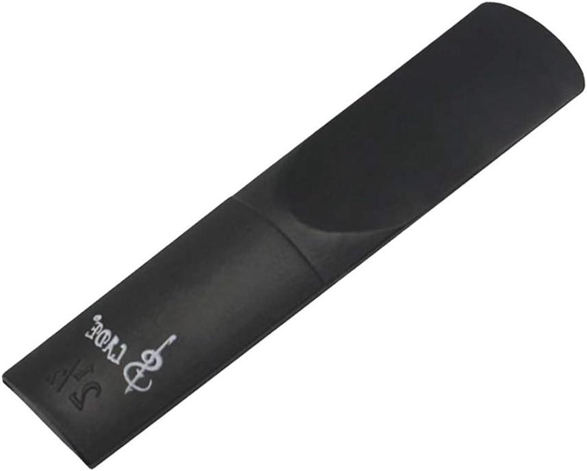 Saxofoon Riet - Altsax Accessoire - Muziek Maken - ABS Plastic Materiaal - 2.5 Sterkte - Zwart