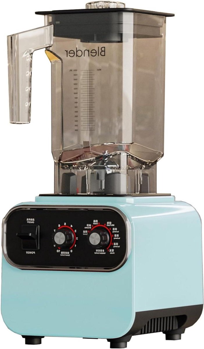 Professionele Blender - Keuken Mixer - Smoothies Maken - 10 Snelheden - 2 Liter Kan - Rood