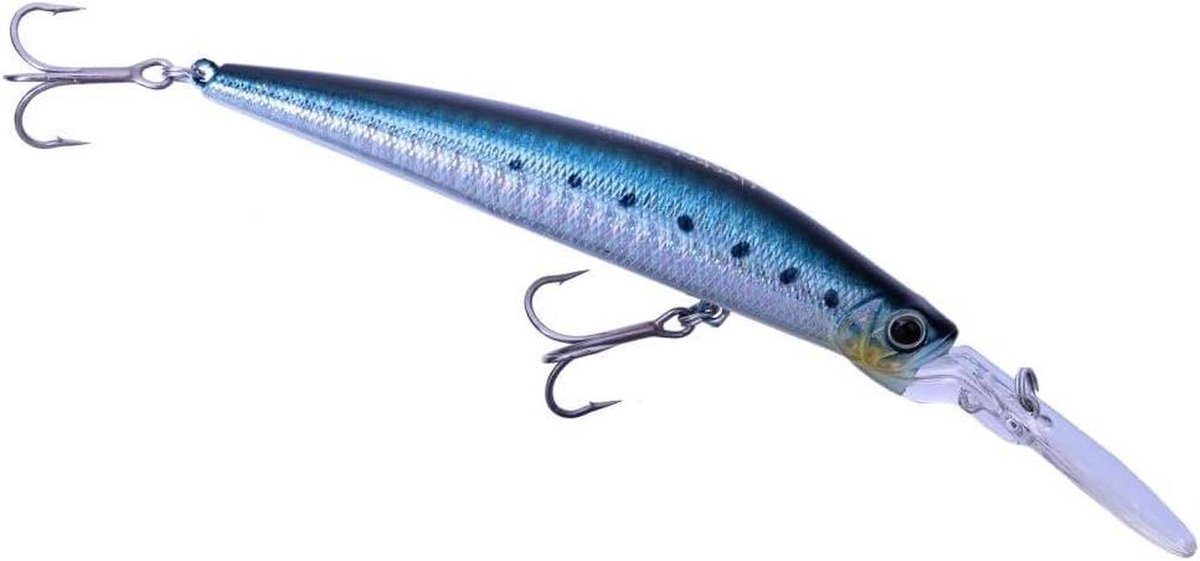 Hacker Jerkbait - Kunstaas Vissen Lokaas - Vissen Vangen - Suspending Actie - 10.5 cm - Sardine