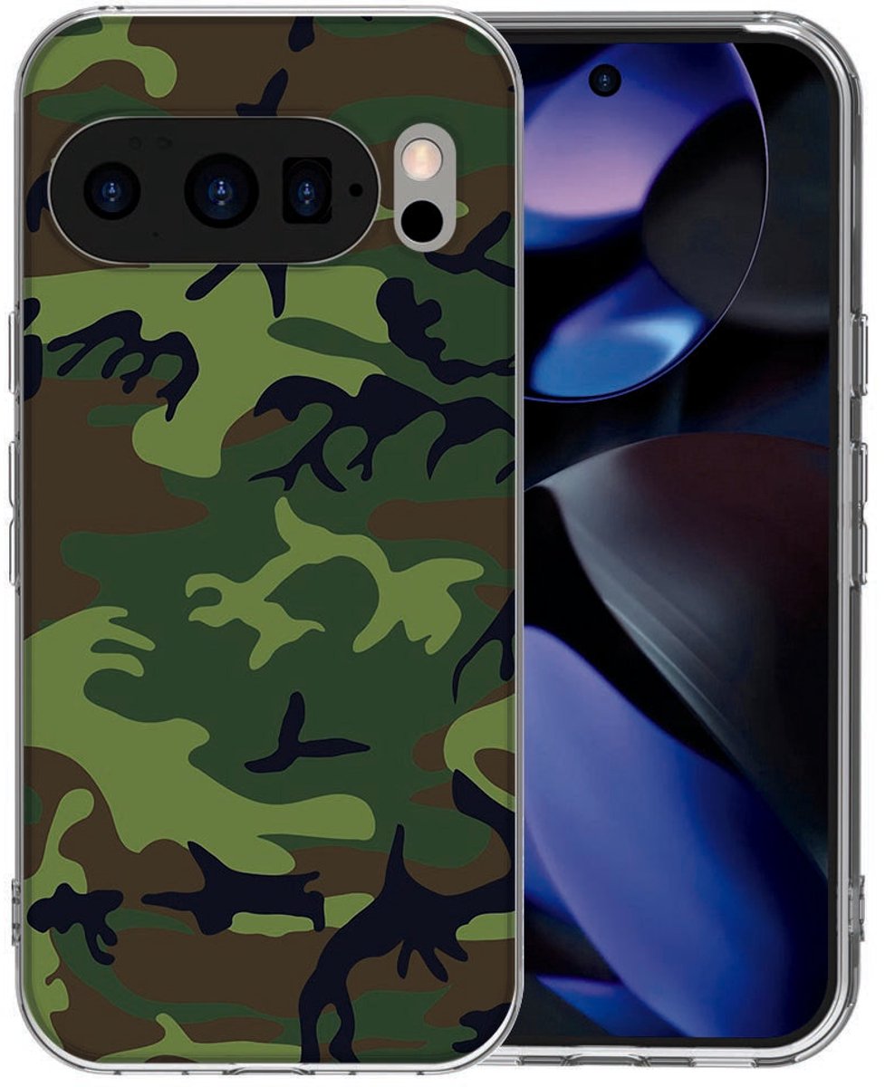 Google Pixel 10 / 10 Pro TPU hoesje Army Dark