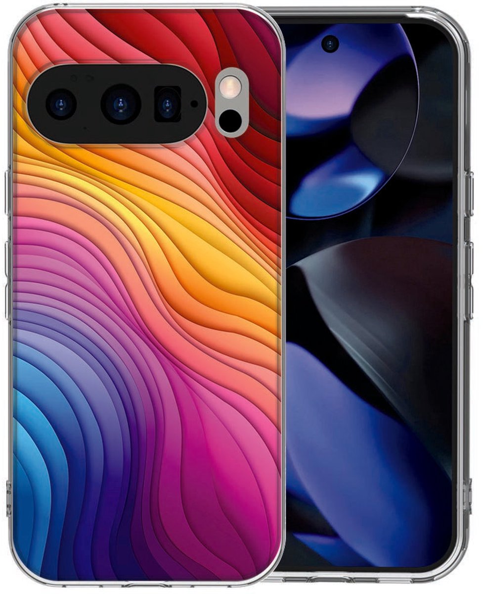 Google Pixel 10 / 10 Pro TPU hoesje Regenboog