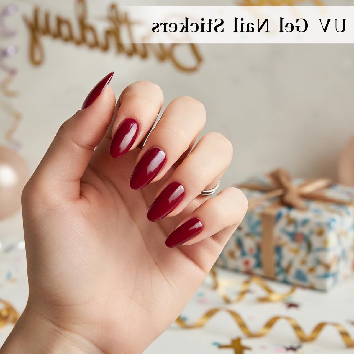 Roze Semi-Harde Gel Nagelstickers voor UV/LED Uitharding | Zachte Nageldecoraties voor een Perfecte Manicure