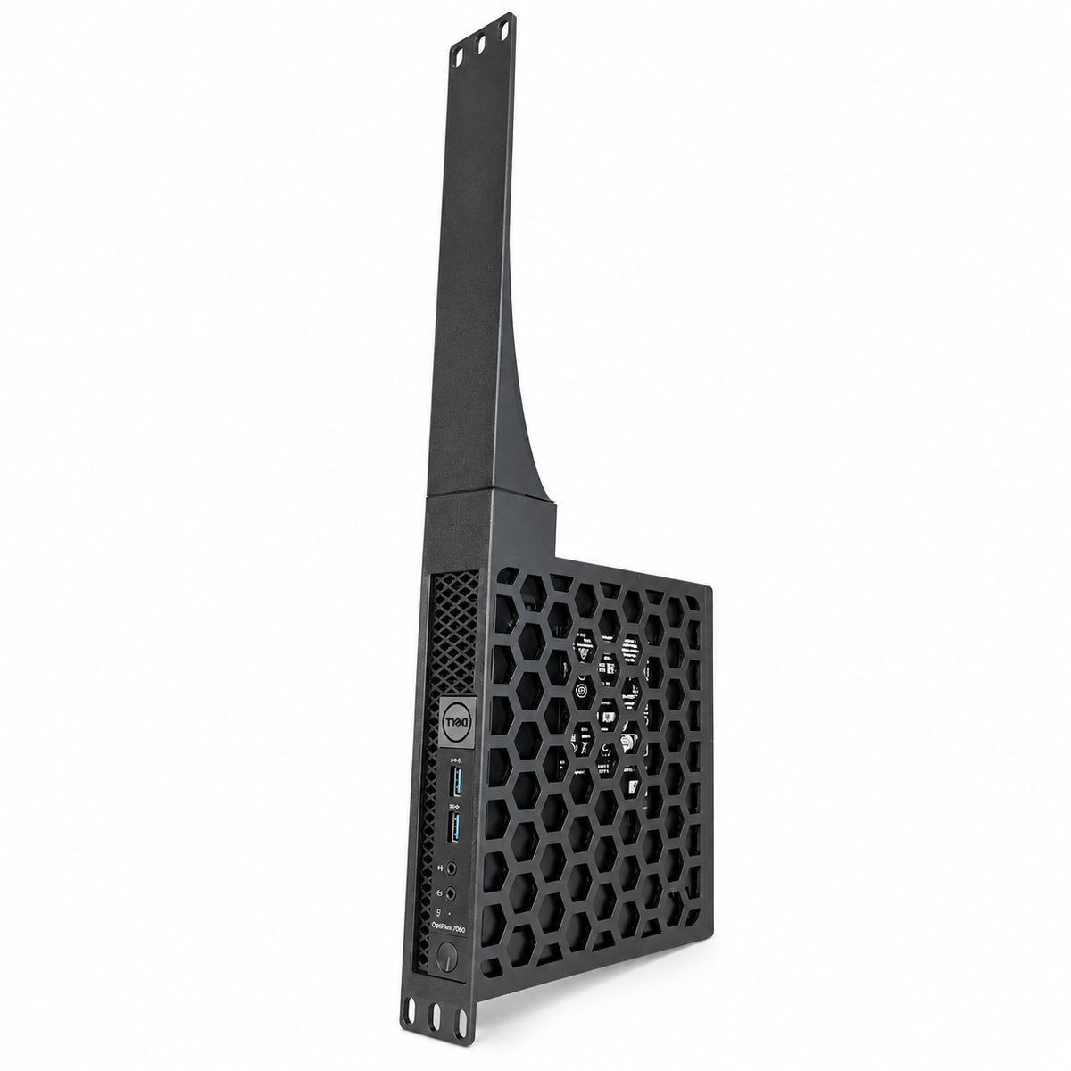 Dell Optiplex Micro 19 Inch 1U Rack Mount Bracket - Server Rack Beugel Voor Dell OptiPlex Micro PC - 19” Rackmount Oplossing - Compacte Mini PC Houder - Professionele Netwerk Kast Accessoire - Ruimtebesparend Design - Zwart