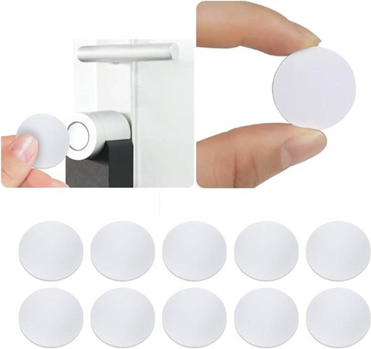 Herbeschrijfbare NFC-stickers 10 stuks - Smart Home accessoire - NFC-kaarten