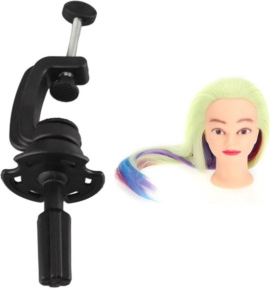 Wighouder voor Haarstyling, Mannequin Hoofdstand voor Oefening en Salongebruik, Ideaal voor Professionele Kappers — afbeelding 2
