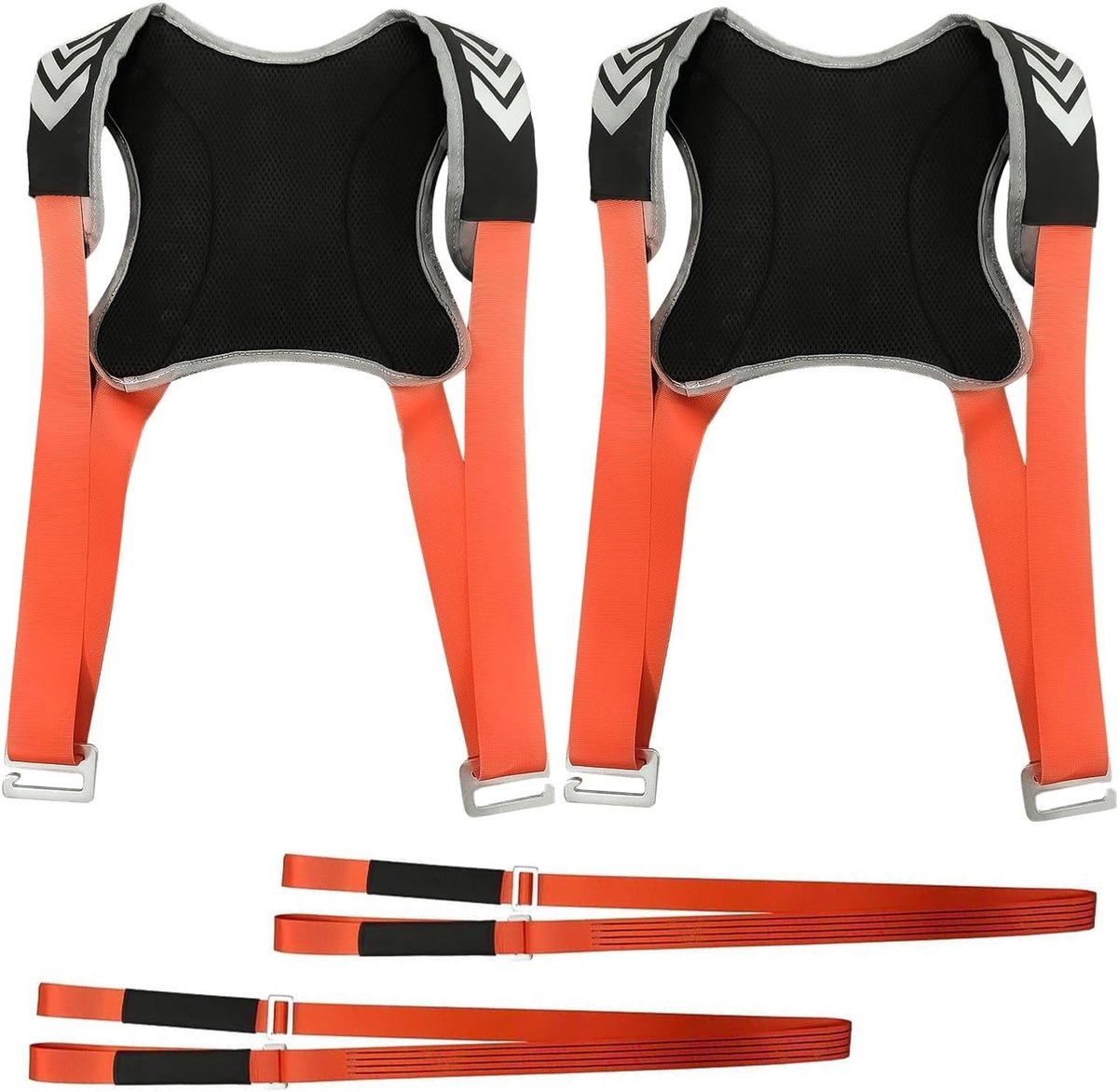 Set van 4 Verhuisriemen, Polyester Hefbanden, Multifunctionele Lifting Straps voor Verhuizen, Transport en Vaste Meubels
