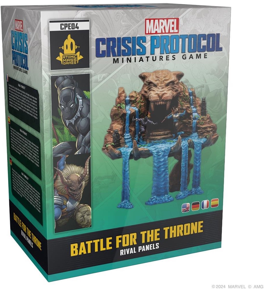 Atomic Mass Games Marvel miniaturen spel Battle for the Throne set.