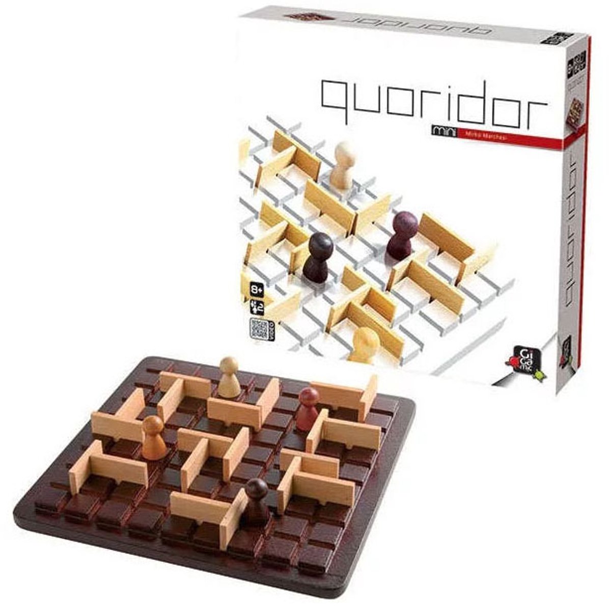 Gigamic - Quoridor Mini - Abstract Strategisch spel - NL GB FR DE ES IT — cadeau in Spellen & Speelgoed - foto 4