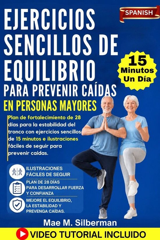 Ejercicios sencillos de Equilibrio para prevenir Caídas en  ... - cover