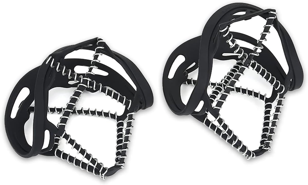Schoenspikes voor Sneeuw en IJs - Antislip Spikes voor Outdoor Activiteiten, Grip en Veiligheid bij Sneeuw en IJs