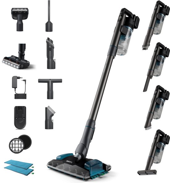 Philips Steelstofzuiger met Dweilfunctie XC8057/01 - Philips - €388,97