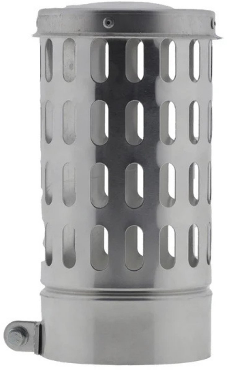 Aluminium Kraaienkap Ø100 mm