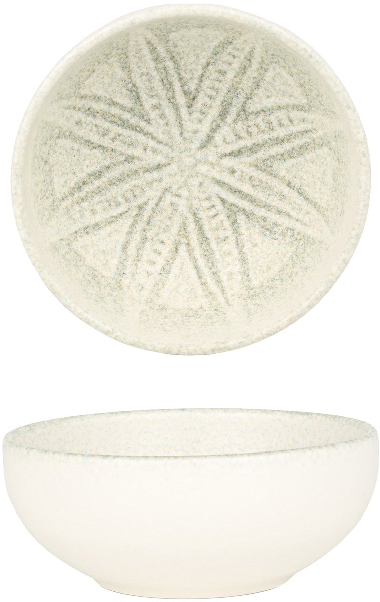 Kütahya Porselen Kommetje - Miras - Porselein - 10 cm (190cc) - set van 6