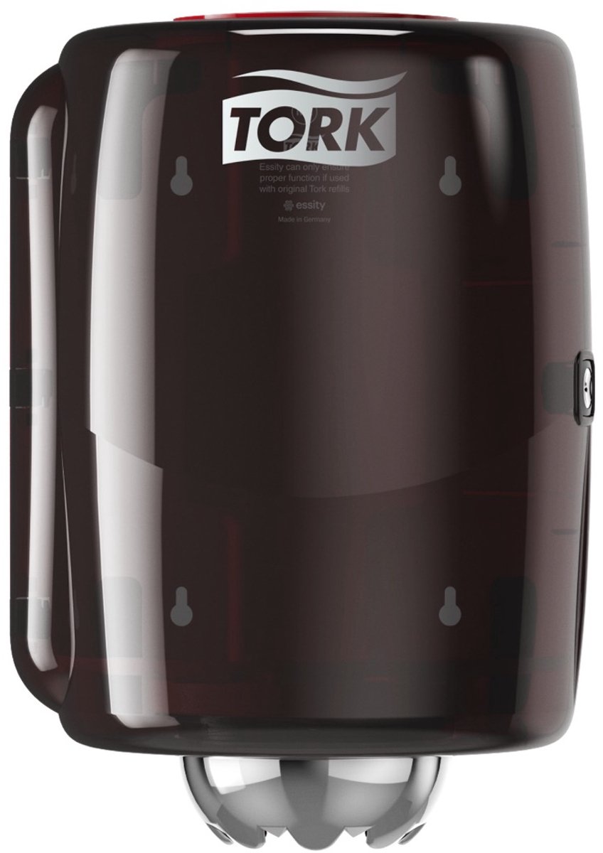 Tork Performance Disp. centerfeed rol zwart/rd 36x25x23cm M2 dispenser ds à 1 (659008)