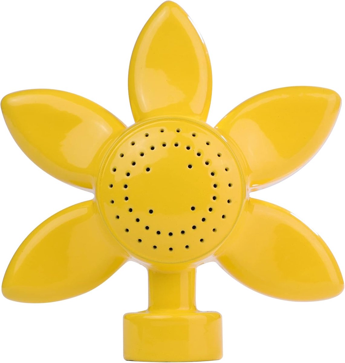 Cirkel Sprinkler - Bloem Ontwerp - Gazon Besproeien - Zachte Waterstroom - 30x30ft Dekking - Geel