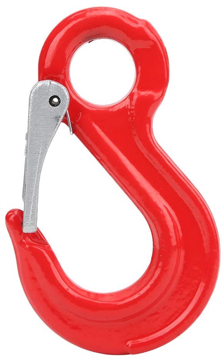 Dailygoods - Cosensi - Dailygoody - Draaibare Ooghijshaak - Gelegeerd Staal - Hoge Sterkte - Ronde Vaste Ooghijshaak - Veiligheidshaak - Scheepsbouw