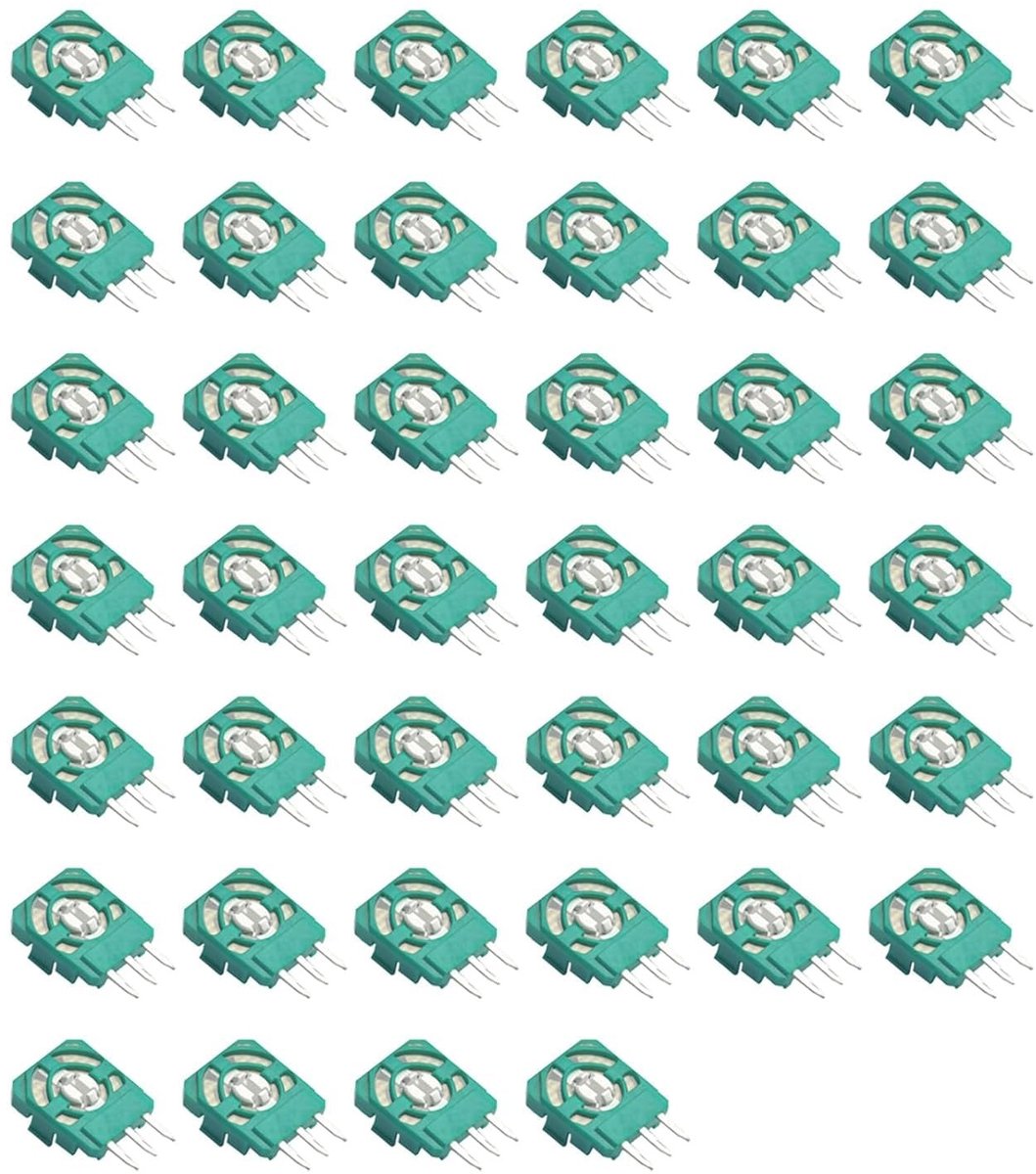 Dailygoods - 40 Stuks Vervangende Trimmer Potentiometer Sensor voor Controllers