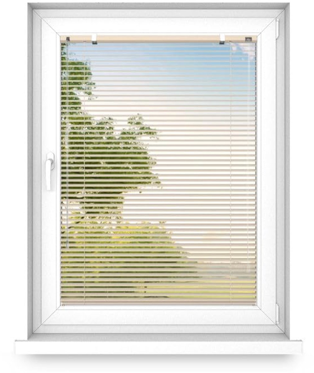 time4blinds - Binnenjaloezieën Zonder Boren - Aluminium Jaloezieën - Aluminium Rolgordijne
