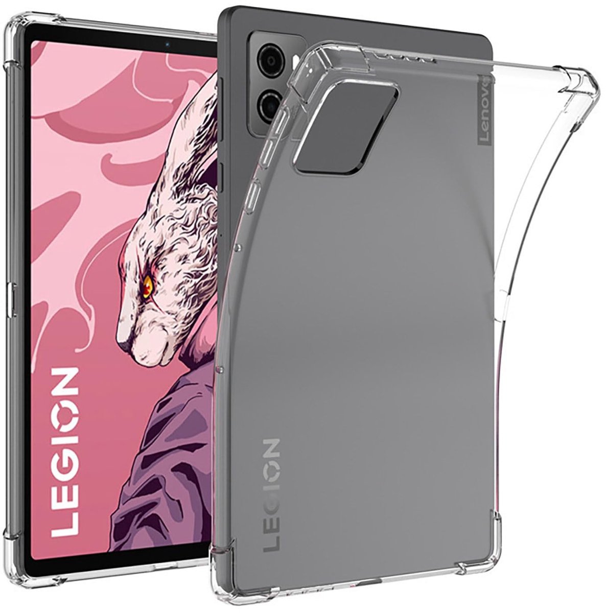 Clear Case Schokbestendig - TPU Hoes - Airbag Bescherming - Lichtgewicht - Transparant - Eenvoudig te Installeren - Tabletcase