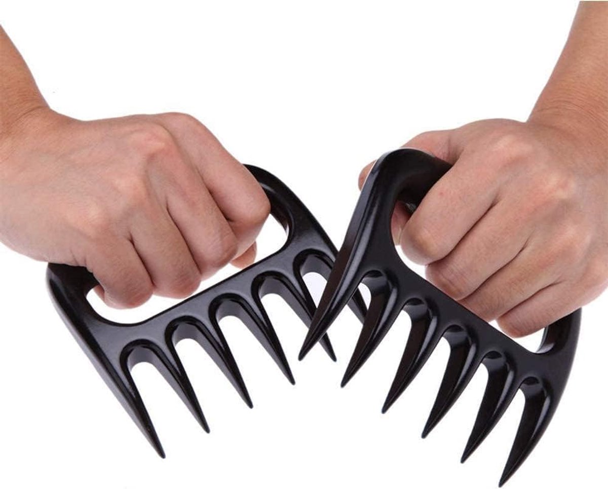 Vleesklauwen pulled pork - Barbecue accesoires - Meat shredder claws - Keukenhulp