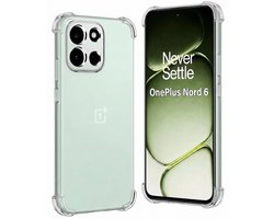 Hoesje Geschikt voor OnePlus Nord 6 - Transparant - Casemania Anti-shock Back Cover - Extra Stevig Val en Stootbescherming Telefoonhoesje