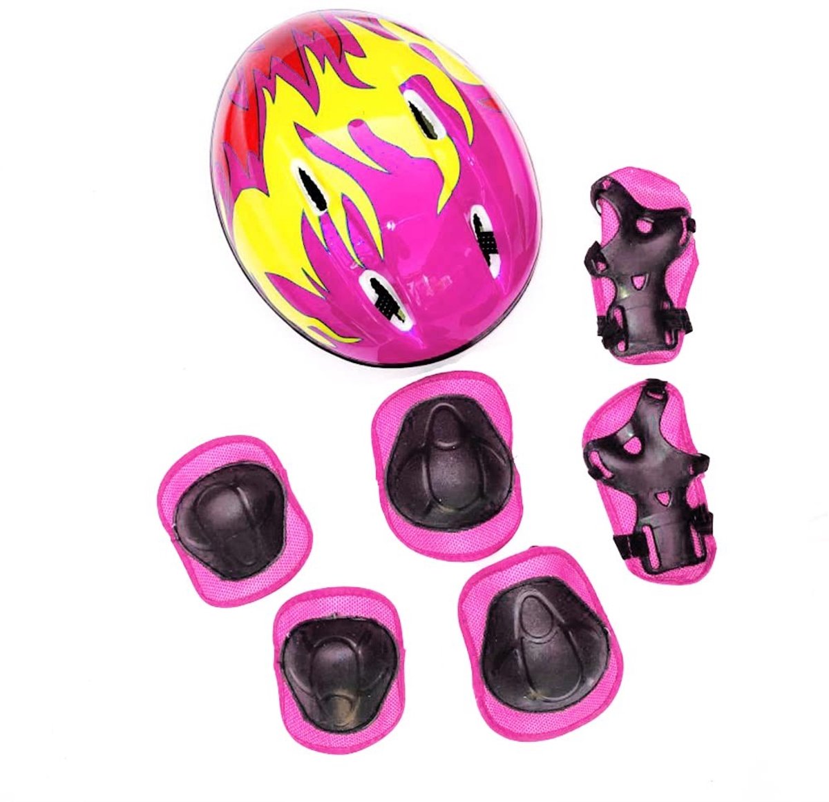 Dailygoods - Dailygoody - Beschermende Uitrusting voor Skateboards - Veiligheid - Verstelbare Helm - Kinderen - Rolschaatsen - Compleet en comfortabel - Inclusief ..