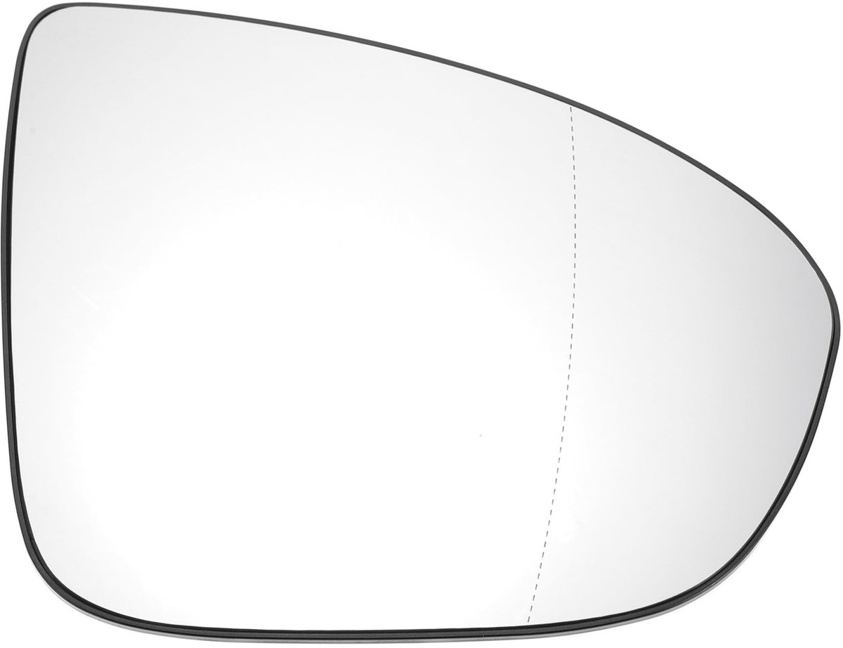 Dailygoods - Dailygoody - Achteruitkijkspiegel - Vervangingsglas - Asferisch - Wit - Verwarmd - Geschikt voor Meriva B 2010-2017