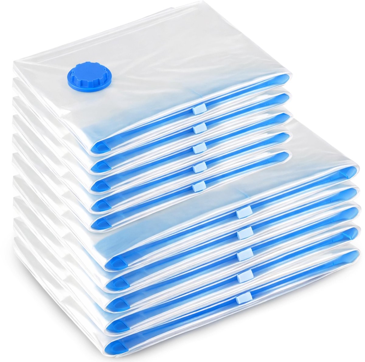 Dailygoods - Dailygoody - Vacuum Bags 10 Stuks - Ruimtebesparende Opbergzakken voor Kleding en Beddengoed