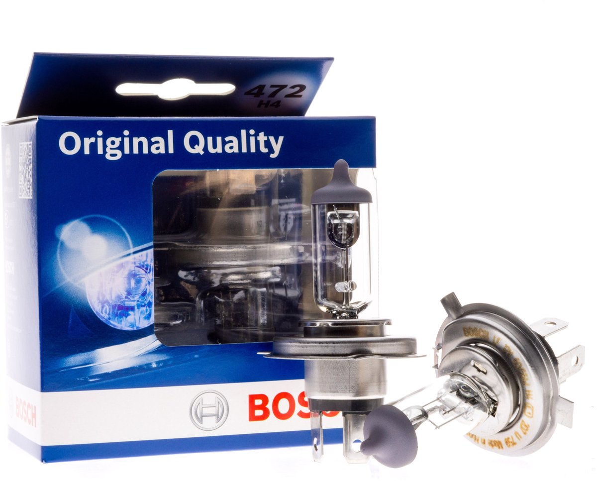 Bosch Halogeen H4 Wit Dimlicht Koplampen Origineel 3000K (set)