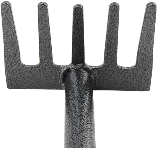 Dailygoods - Dailygoody - mini-tuinhark - tuinonderhoud - 25 cm - roestbestendig - gazonhark - comfortabel in gebruik - geschikt voor tuinliefhebbers van Dailygoods — afbeelding 3
