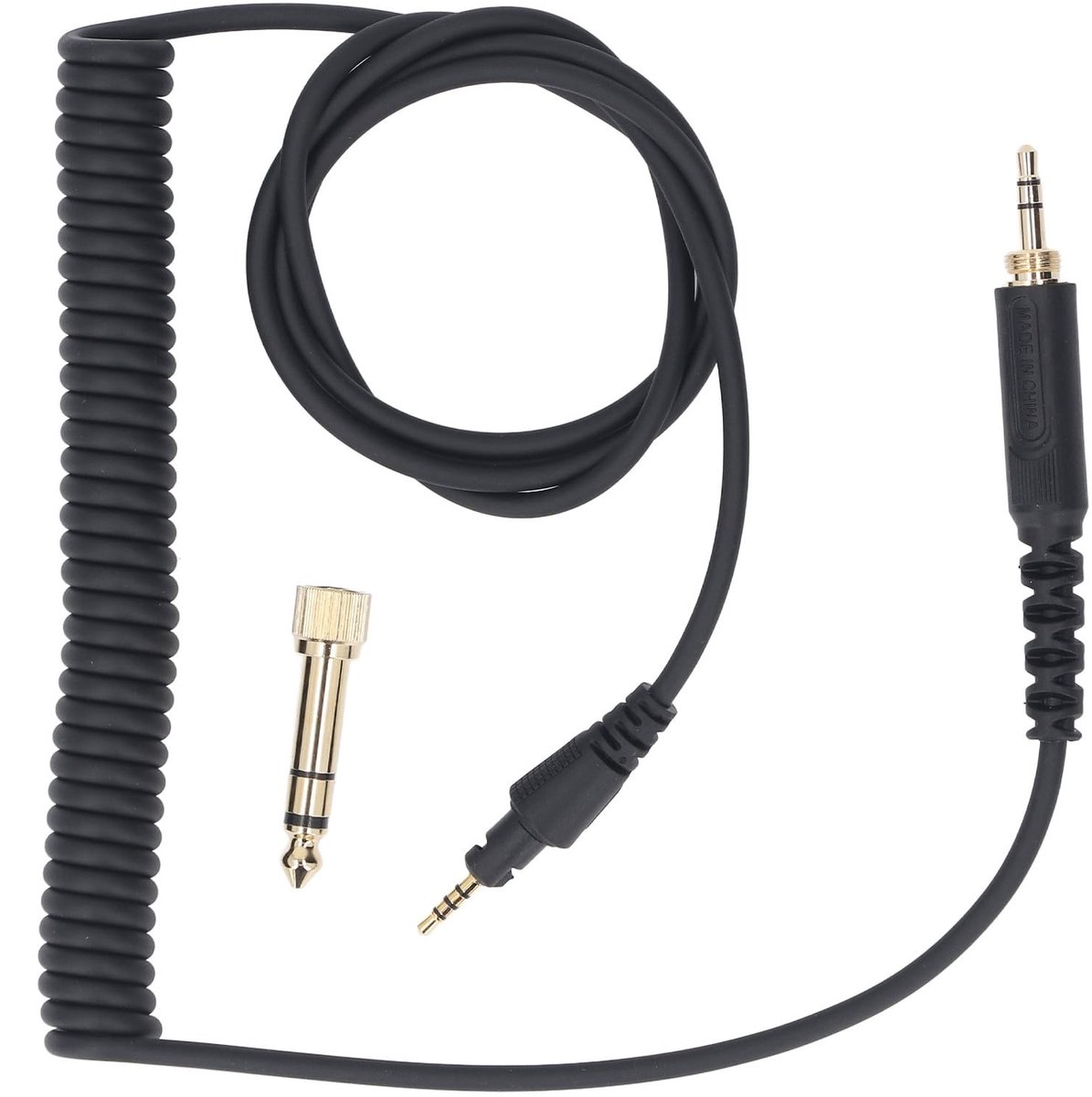 Dailygoody - Vervangende Audiokabel - Hoofdtelefoonkabel - 3,5 Mm/6,35 Mm Stekker - Upgrade Kabel - 2,5 Mm Stekker - Geschikt voor DJ Hoofdtelefo