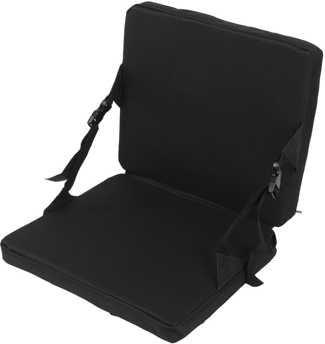 Dailygoody - Vouwkussen - Gaming stoel - Comfortabele opvouwbare rugleuning - 38 x 34 x 8 cm - Verstelbare meditatiestoel - Voor outdoor en indoor geb...